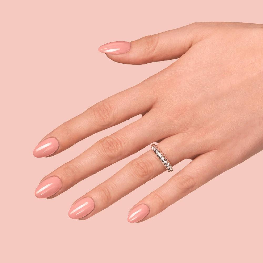 Semilac 822 JUICY PEACH - Semilac Extend CARE 5in1 Soak Off Gel / Hybrid Nail Polish UV Hybrid Color