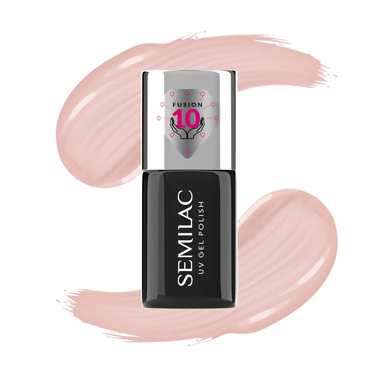 semilac 822 JUICY PEACH - Semilac Extend CARE 5in1 Soak Off Gel / Hybrid Nail Polish UV Hybrid Color