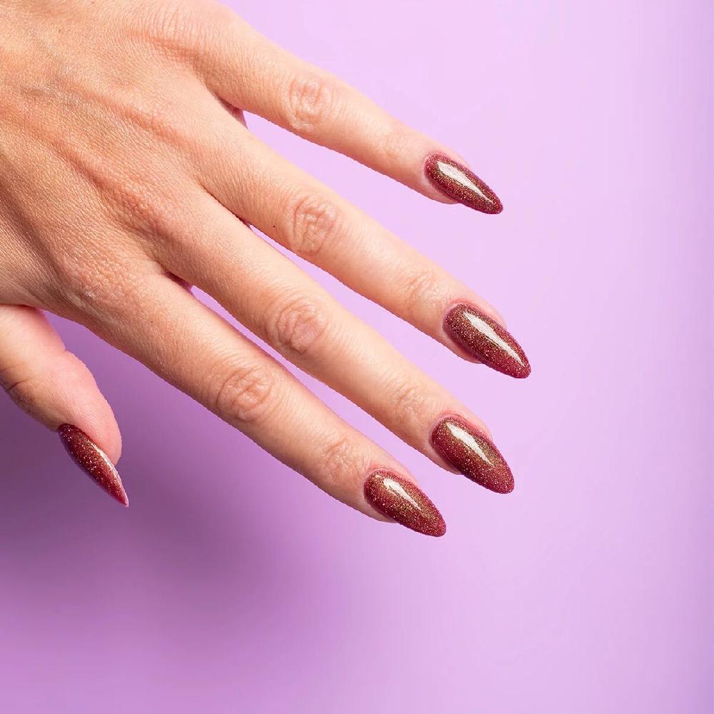 Semilac 824 Digital Red - Semilac Soak Off Gel / Hybrid Nail Polish UV Hybrid Color