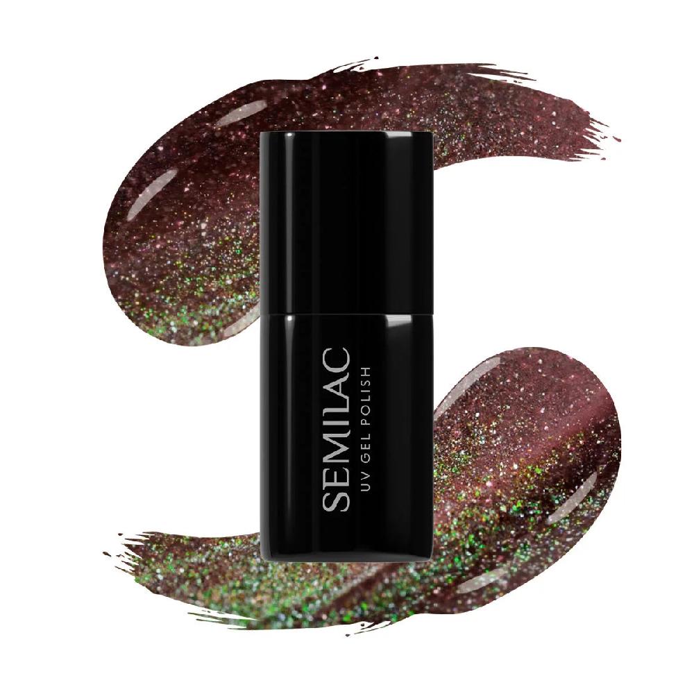 semilac 824 Digital Red - Semilac Soak Off Gel / Hybrid Nail Polish UV Hybrid Color