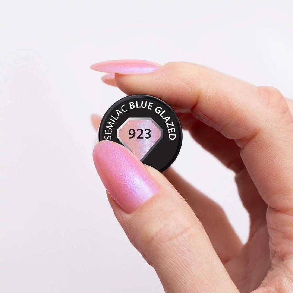 Semilac 923 Blue Glazed - Semilac Soak Off Gel / Hybrid Nail Polish UV Hybrid Color