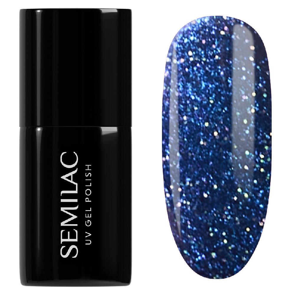semilac 953 Mystery Blue - Semilac Soak Off Gel / Hybrid Nail Polish UV Hybrid Color