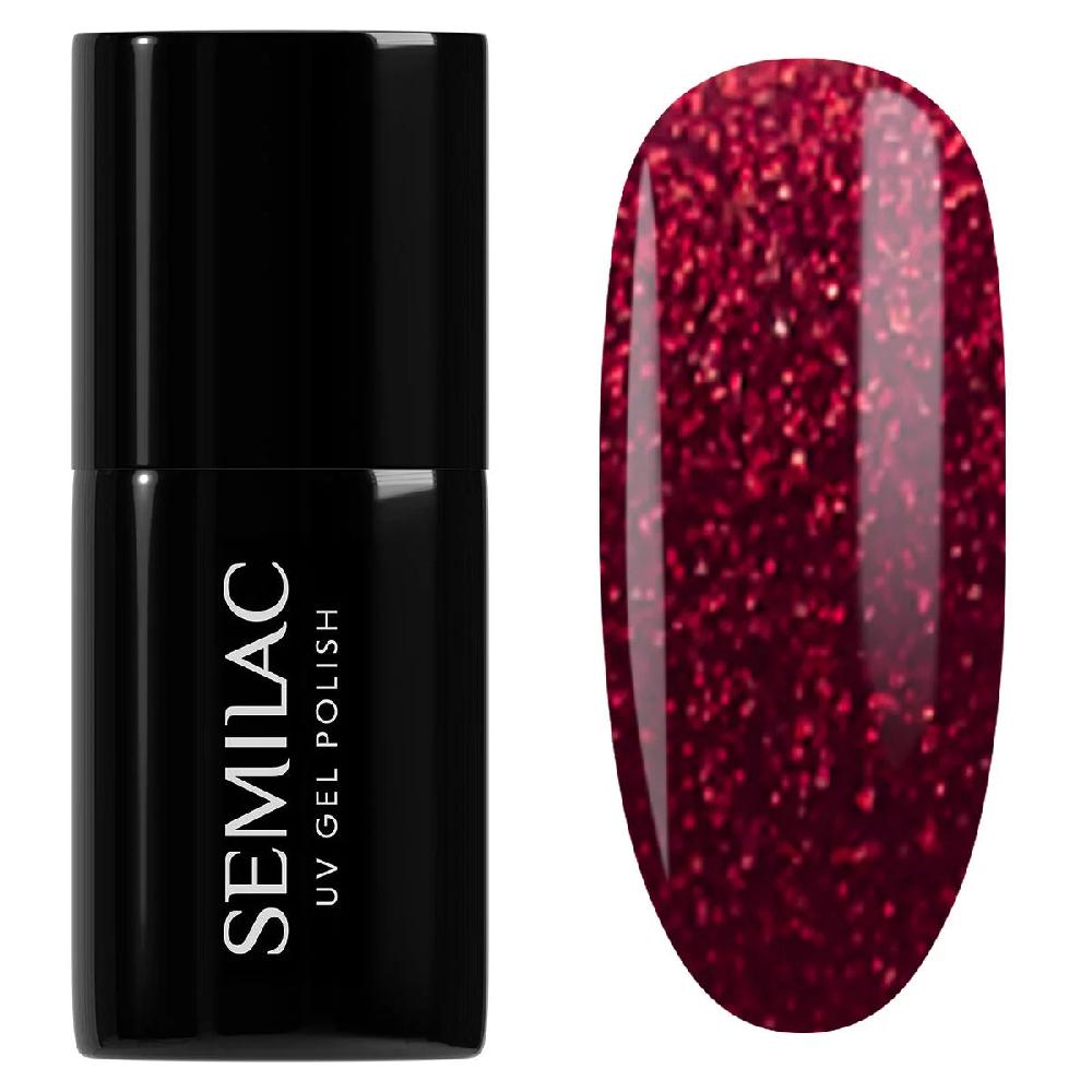 semilac 955 Holly Berry Red - Semilac Soak Off Gel / Hybrid Nail Polish UV Hybrid Color