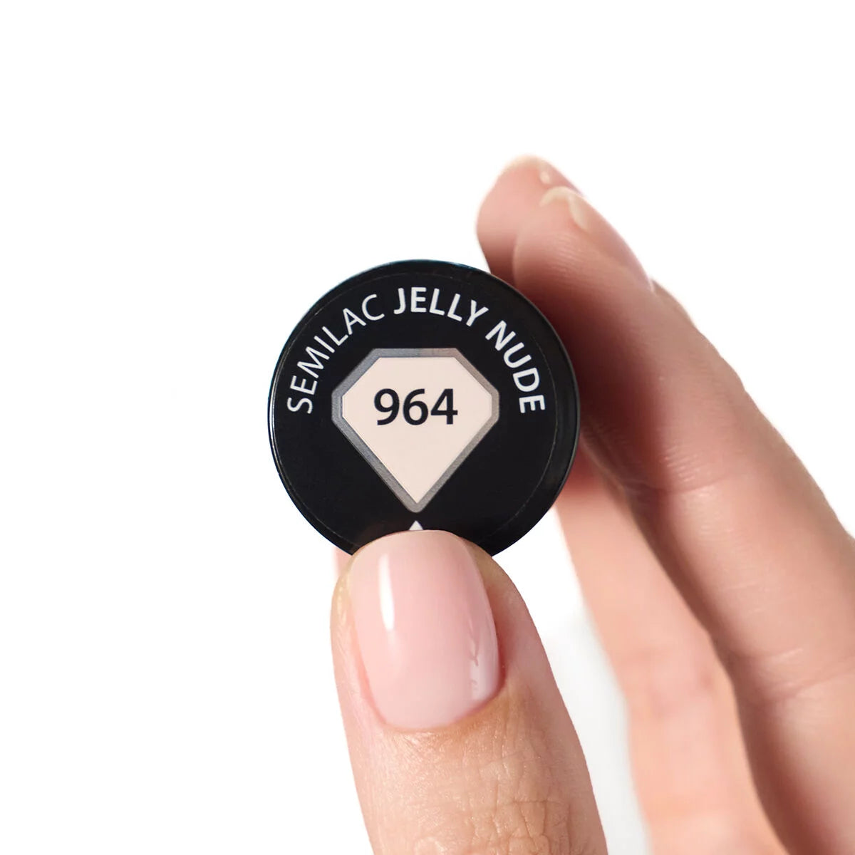 Semilac 964 Jelly Nude - Semilac Soak Off Gel / Hybrid Nail Polish UV Hybrid Color