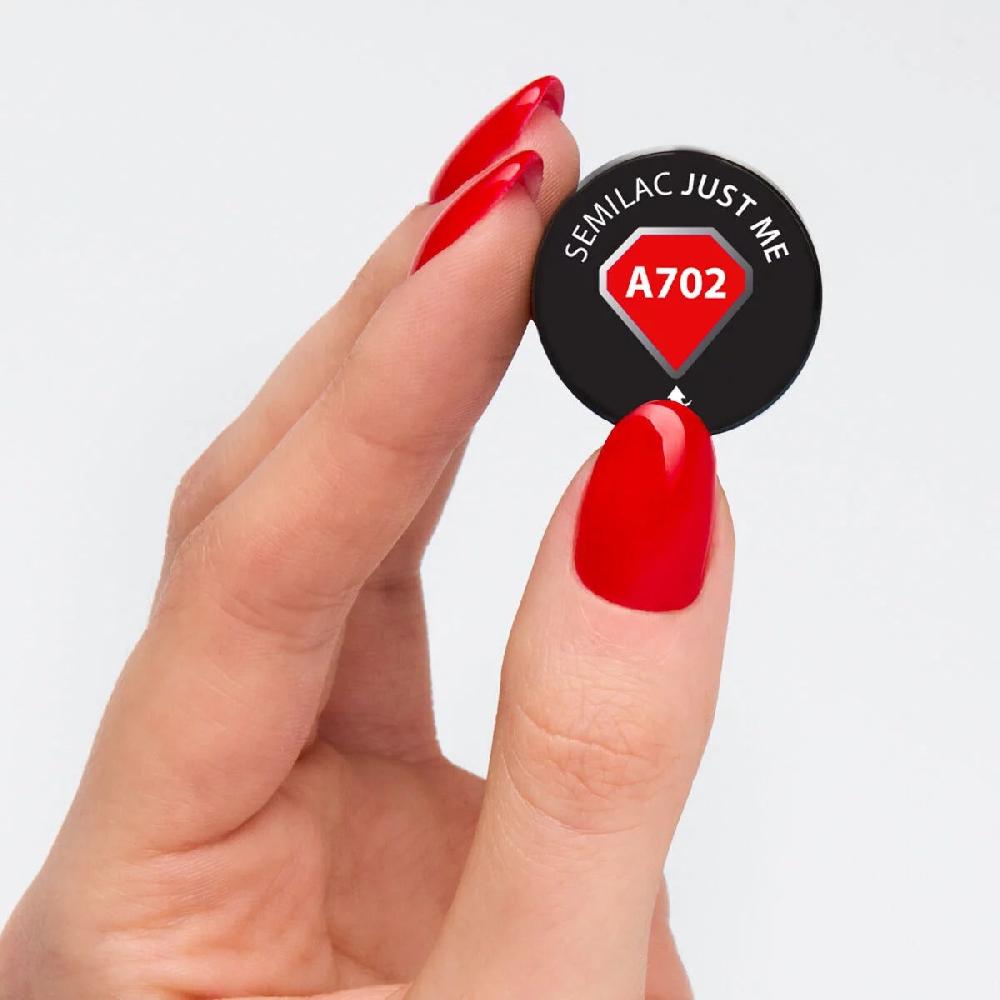 Semilac A702 Just Me - Semilac Soak Off Gel / Hybrid Nail Polish UV Hybrid Color