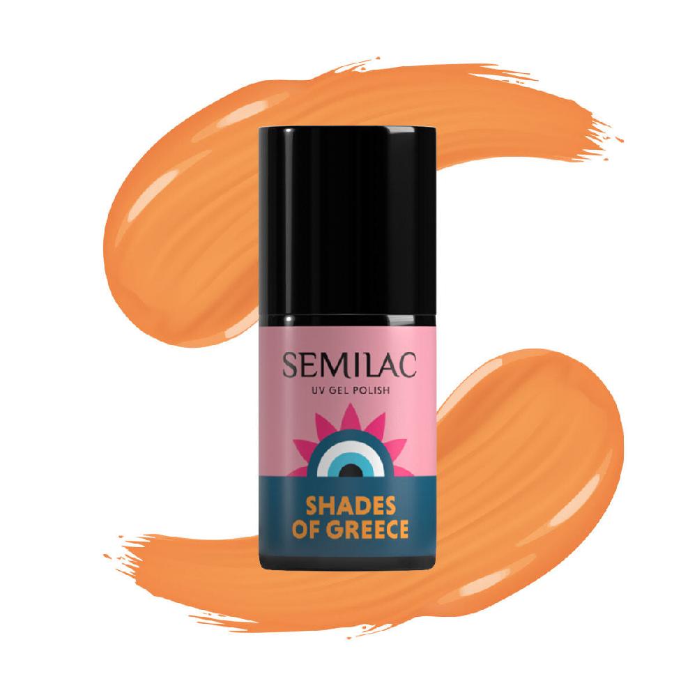Semilac A707 Island Bloom - Semilac Soak Off Gel / Hybrid Nail Polish UV Hybrid Base/Top