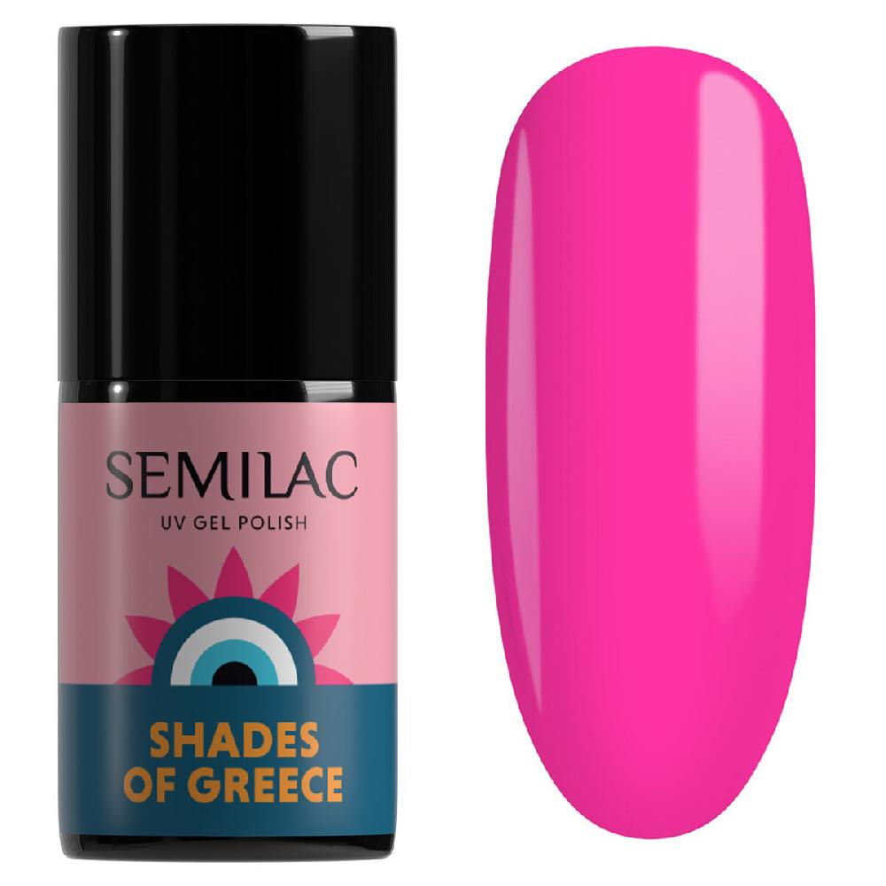 semilac A708 Sunset Glow - Semilac Soak Off Gel / Hybrid Nail Polish UV Hybrid Base/Top