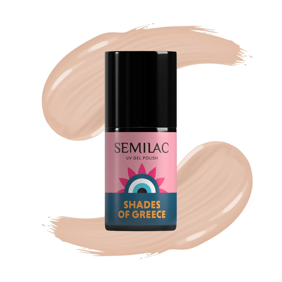 semilac A710 Marble Nude - Semilac Soak Off Gel / Hybrid Nail Polish UV Hybrid Base/Top