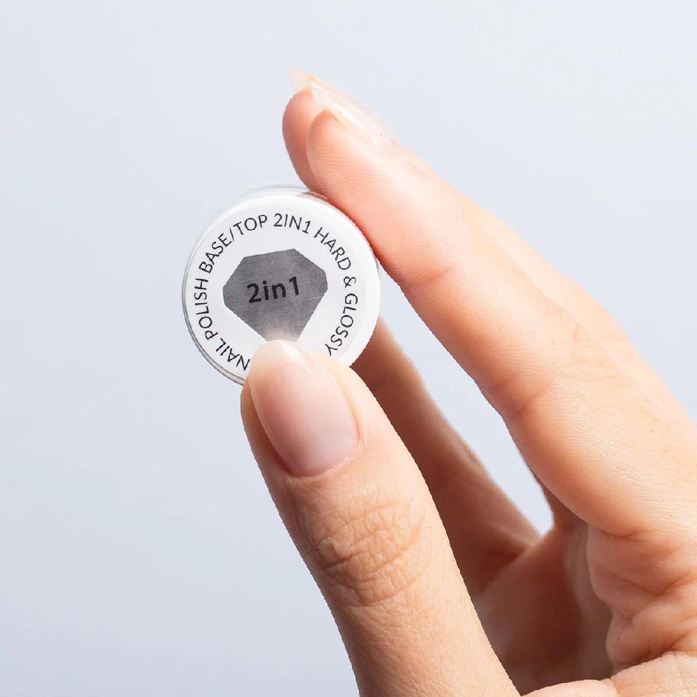 Semilac Base / Top 2in1 For Classic Hard & Glossy - Semilac Regular Nail Polish Nail Polish