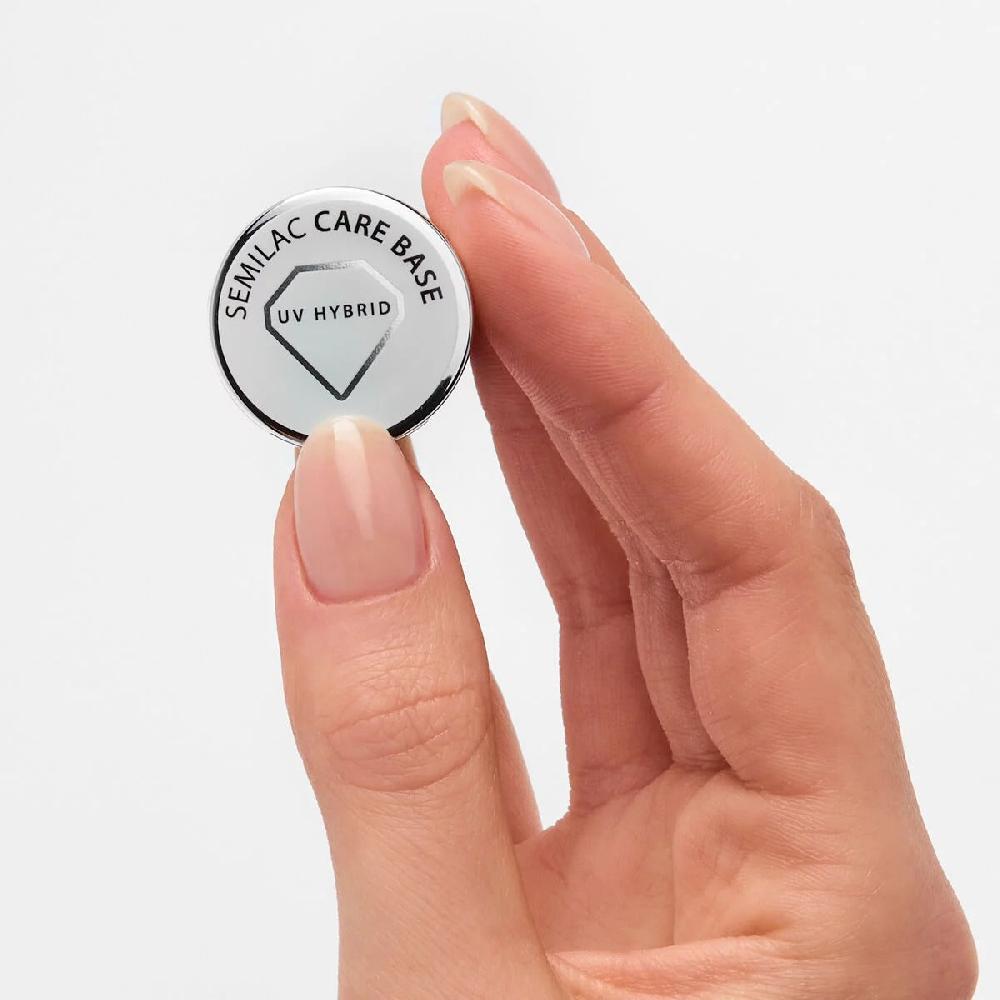 Semilac CARE BASE - Semilac Soak Off Gel / Hybrid Nail Polish BASE 11 ML UV Hybrid Base