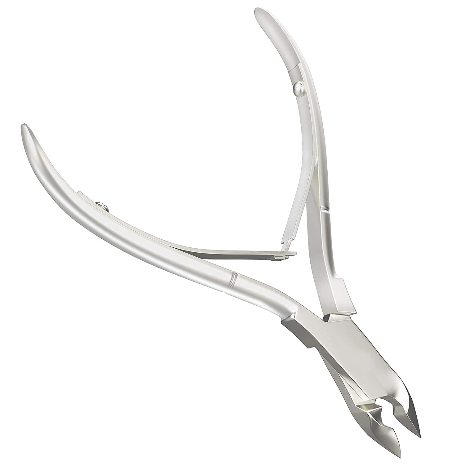 semilac Cuticle Nipper Stainless Steel 1/4 Jaw GE Trimmer - Silver Nail Tools