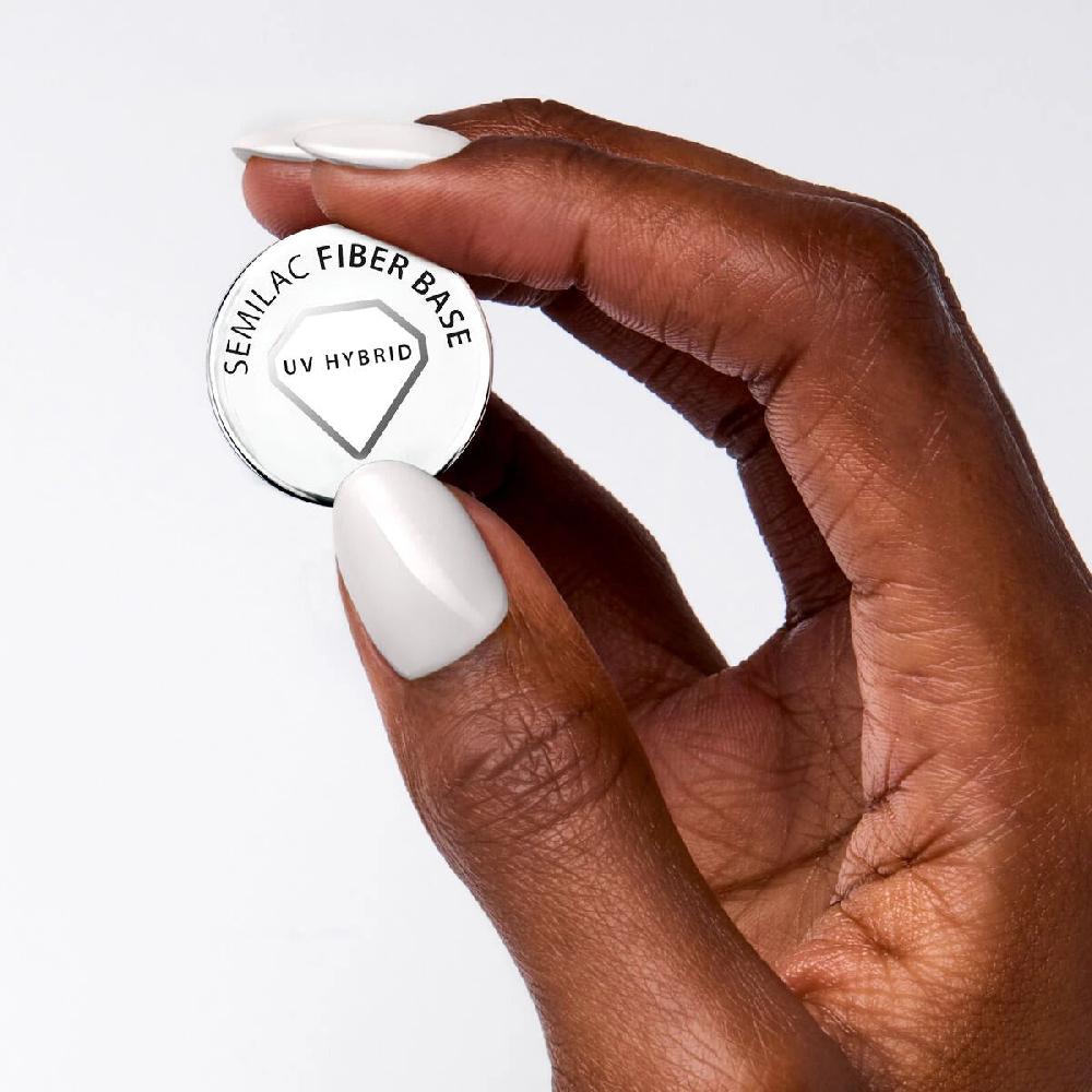 Semilac FIBER BASE - Semilac Soak Off Gel / Hybrid Nail Polish 7ML UV Hybrid Base