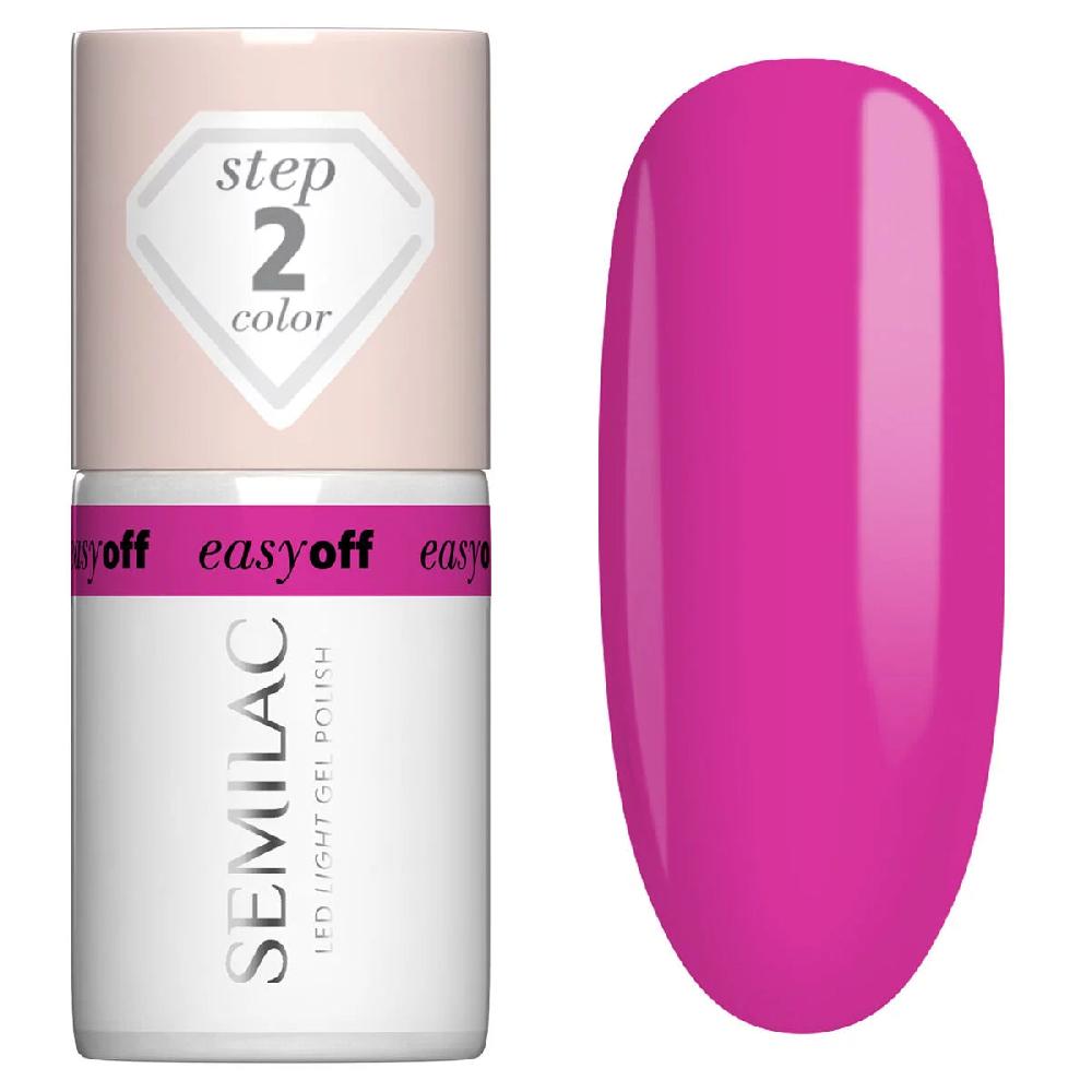 semilac L16 EASY OFF Magenta Crush - Semilac Soak Off Gel / Hybrid Nail Polish UV Hybrid Color