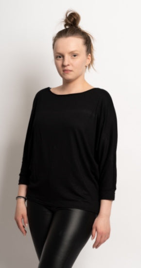 Semilac Oversized Black Blouse With SEMILAC Logo SIZE: L Apron