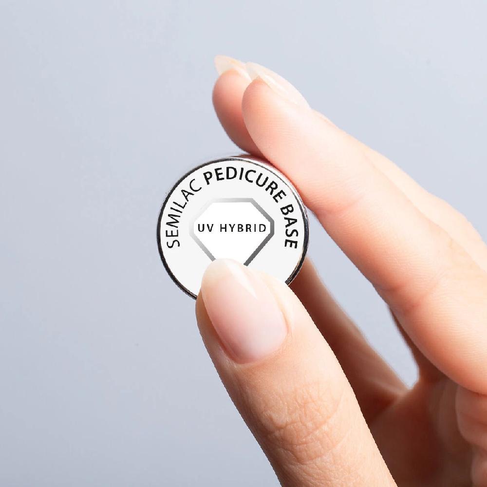 Semilac Pedicure Base - Semilac Soak Off Gel / Hybrid Nail Polish UV Hybrid Base/Top