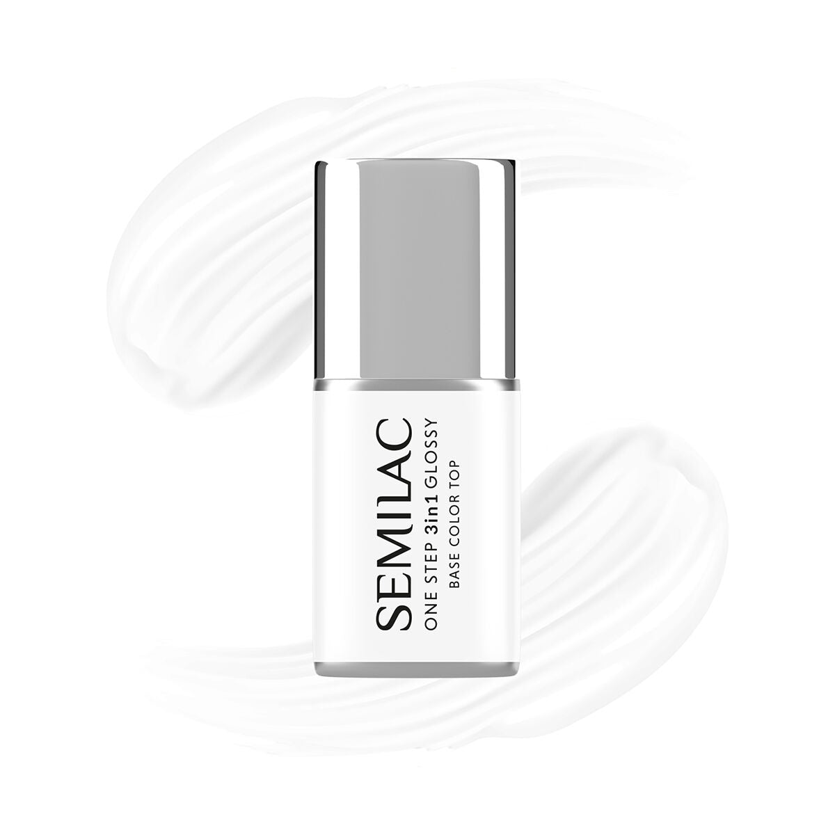 semilac S110 The White - Semilac STEP ONE Hybrid 3IN1 Gel / Hybrid Nail Polish ONE STEP