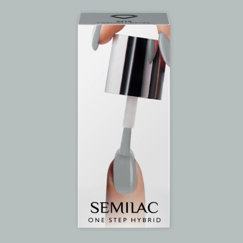 semilac S120 LIGHT GREY Semilac STEP ONE Hybrid / Gel Polish 5 ml Bottle ONE STEP