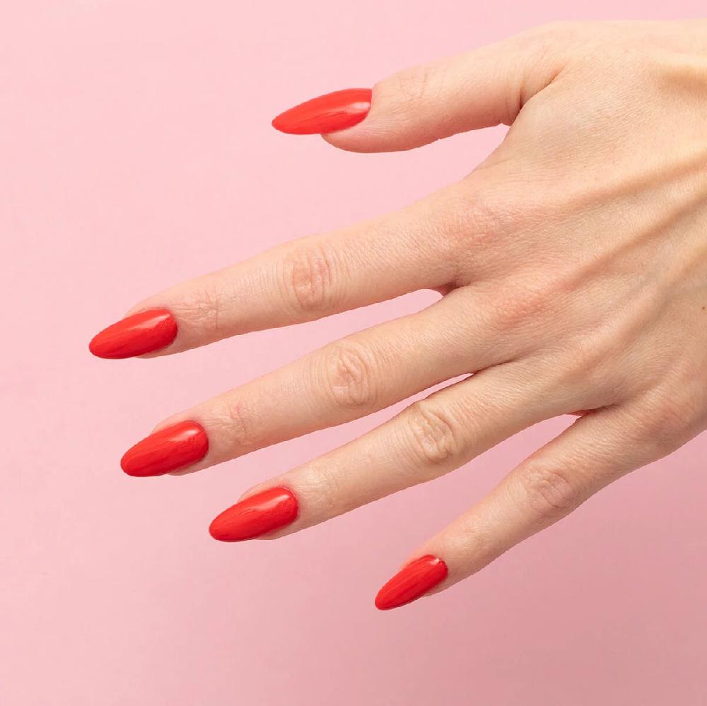 Semilac S530 Scarlet - Semilac STEP ONE Hybrid 3IN1 Gel / Hybrid Nail Polish ONE STEP