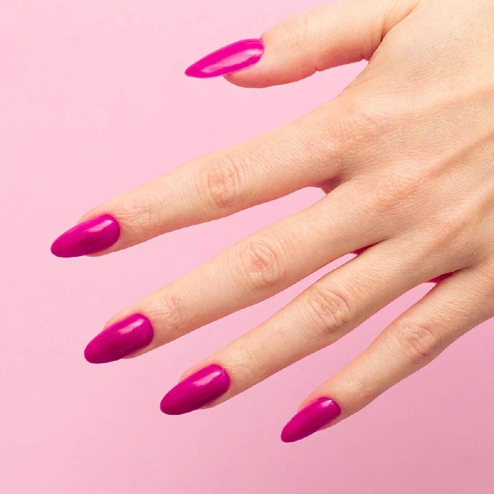 Semilac S595 Bright Purple - Semilac STEP ONE Hybrid 3IN1 Gel / Hybrid Nail Polish ONE STEP