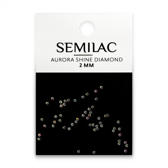semilac Semilac AURORA SHINE DIAMOND 2MM - Nail Art Decorations 50 PCS Nail Art