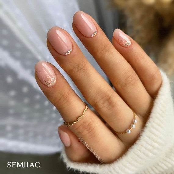 Semilac Semilac AURORA SHINE DIAMOND 6MM - Nail Art Decorations 50 PCS Nail Art