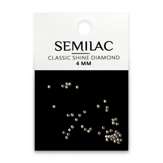 semilac Semilac CLASSIC SHINE DIAMOND 4MM - Nail Art Decorations 50 PCS Nail Art