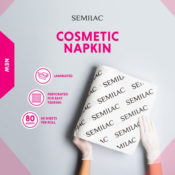 semilac Semilac COSMETIC NAPKINS 80 pcs. remover wraps