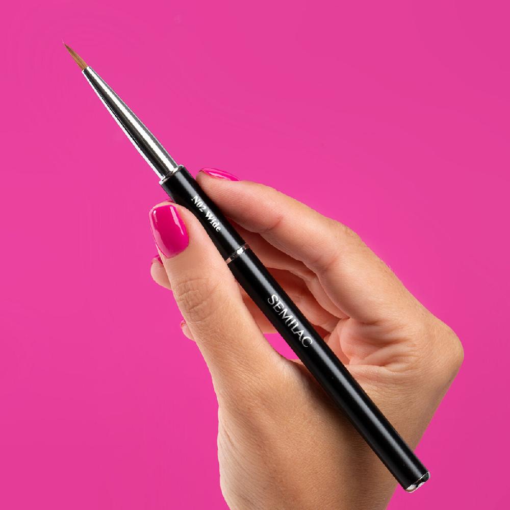 Semilac N02 Wide Nail Art Brush Nail Tools