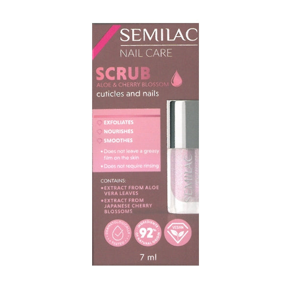 Semilac Semilac Nail Care Aloe & Cherry Blossom Cuticle And Nail Peeling 7 Ml Gel Nail Polish