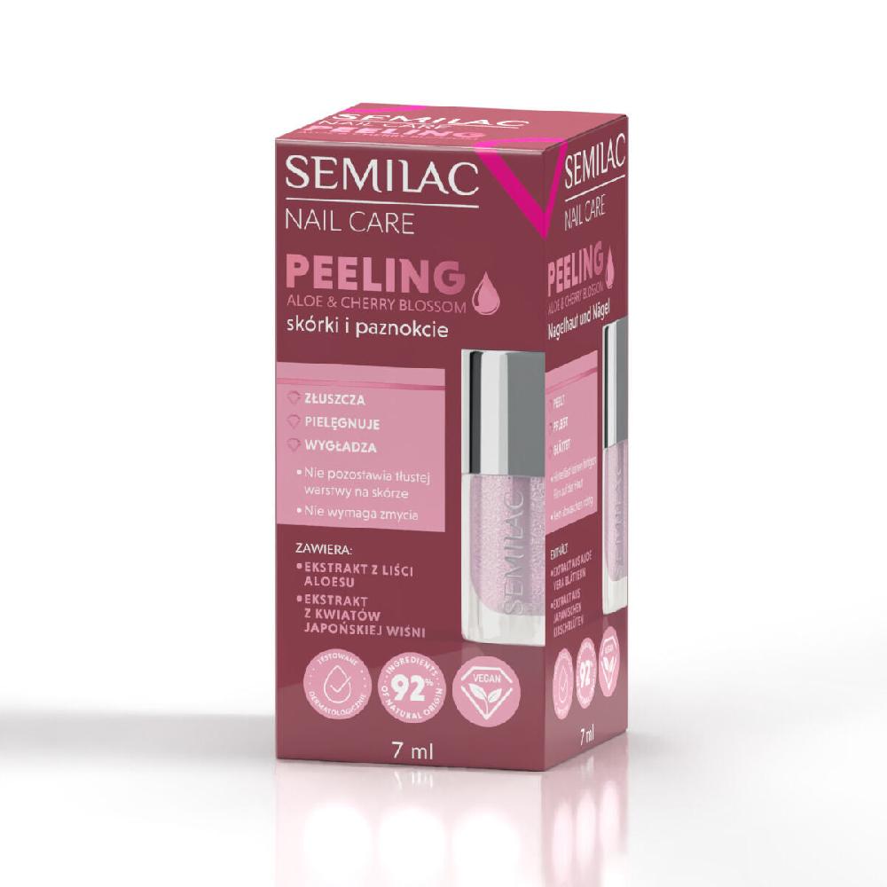 semilac Semilac Nail Care Aloe & Cherry Blossom Cuticle and Nail Peeling 7 ml Gel Nail Polish