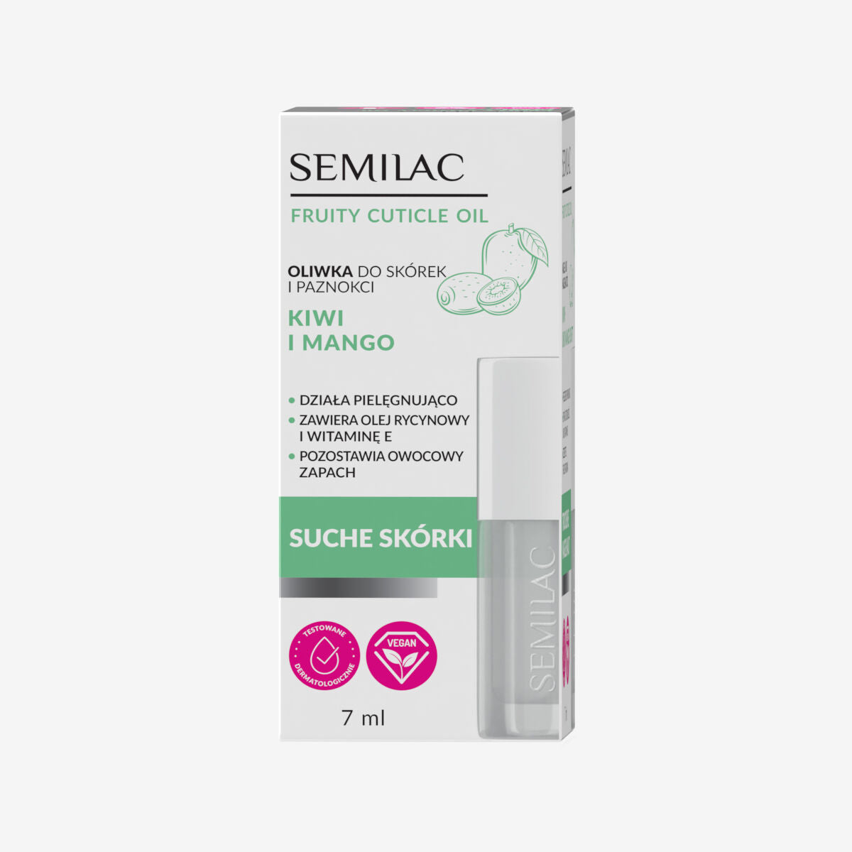 Semilac Semilac Nail Oil Kiwi Mango Gel Nail Polish