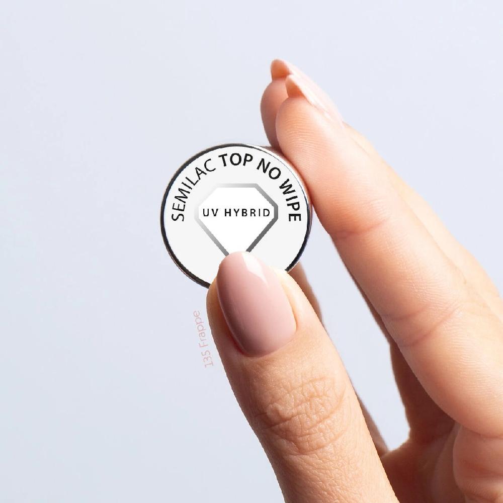 Semilac Semilac Top No-Wipe 11ML UV Hybrid Base/Top