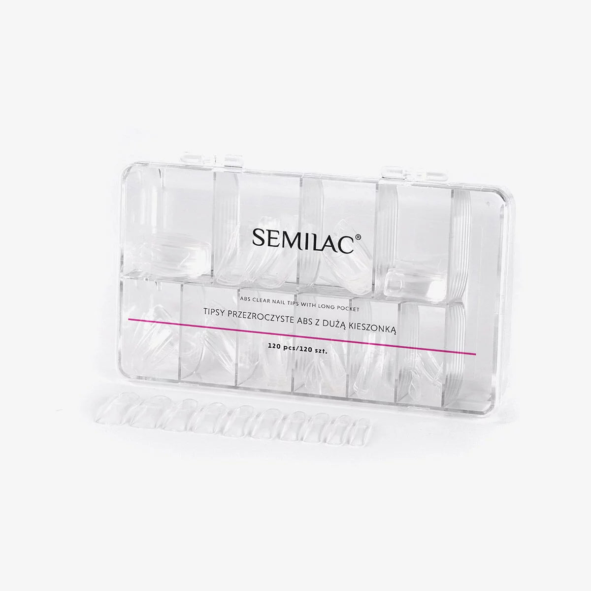 semilac Semilac Transparent Nail Tips 120 pcs Nail Tools