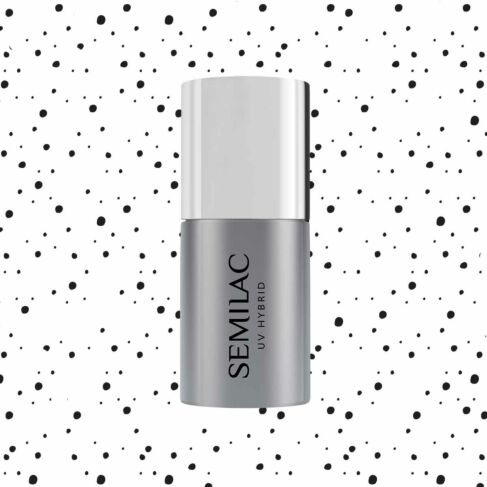 Semilac T20 TOP NO WIPE BLACK SPRINKLES Semilac - Soak Off Gel / Hybrid Nail Polish UV Hybrid Top