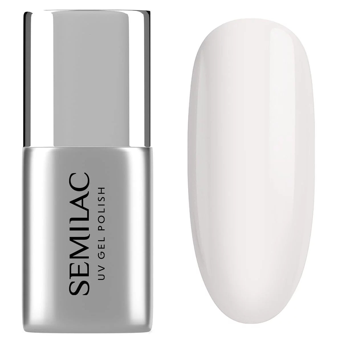 semilac T32 Milky Dust - Semilac Soak Off Gel / Hybrid Nail Polish UV Hybrid Top