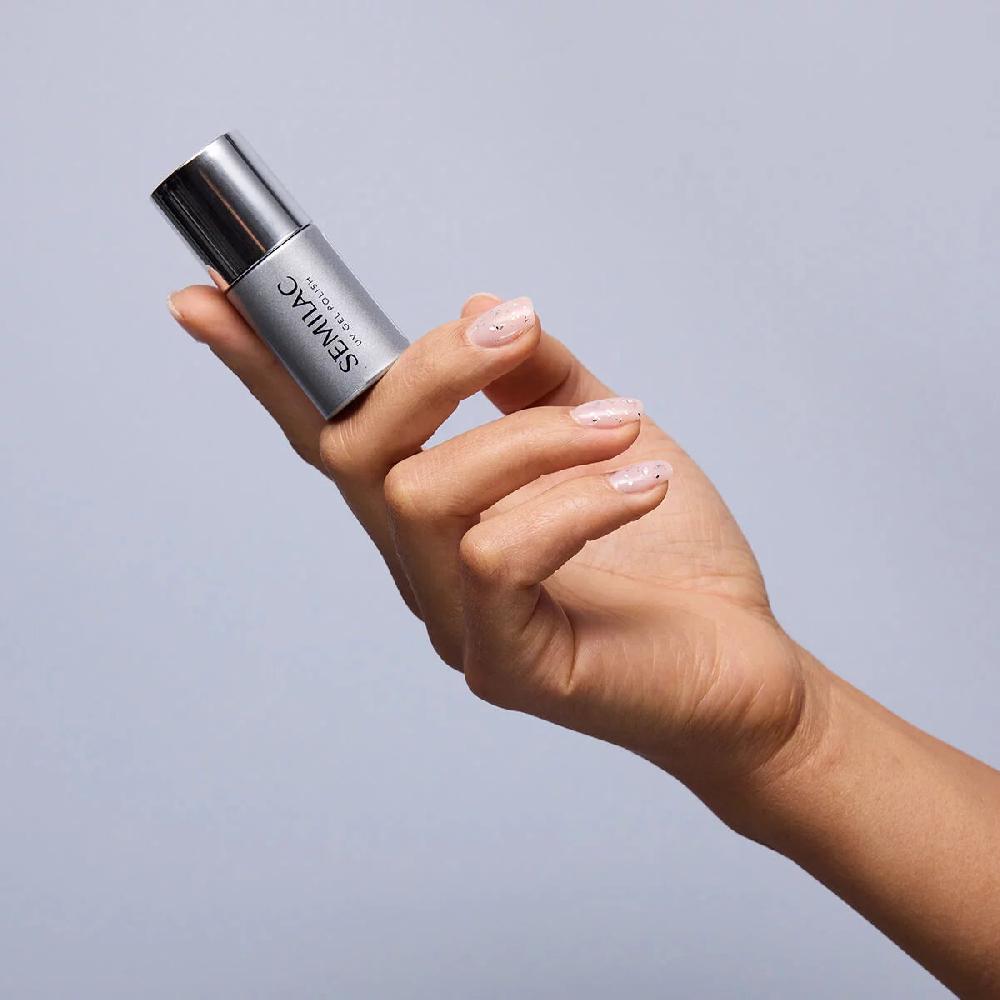 Semilac T34 Top No Wipe Frozen - Semilac Soak Off Gel / Hybrid Nail Polish UV Hybrid Color