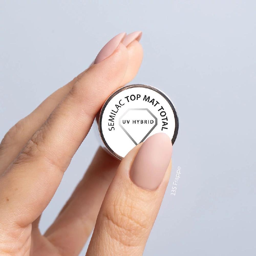 Semilac TOP MAT TOTAL NO WIPE 7 Ml - Semilac Soak Off Gel / Hybrid Nail Polish Spa