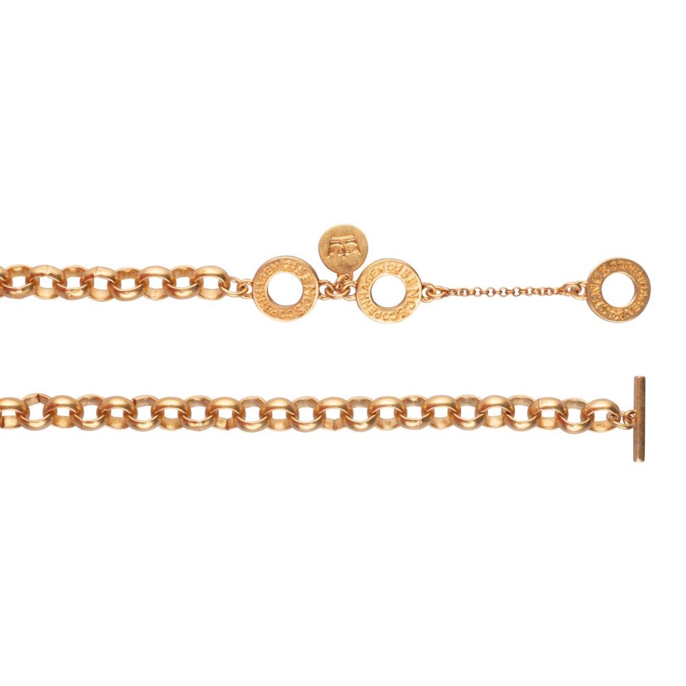 Sence Copenhagen Berry Necklace Black Agate Matt Gold Plated