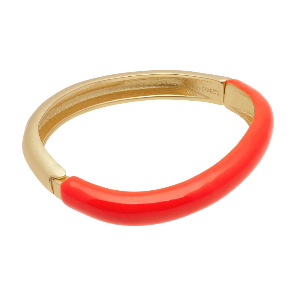 sence copenhagen Enamelove bangle orangeade and matt gold plated sence copenhagen Enamelove bangle orangeade and matt gold plated