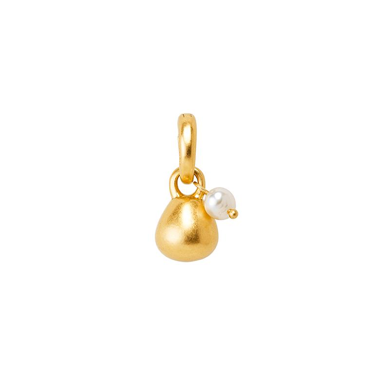 sence copenhagen Essentials Ball charm pearl - matt gold plated sence copenhagen Essentials Ball charm pearl - matt gold plated