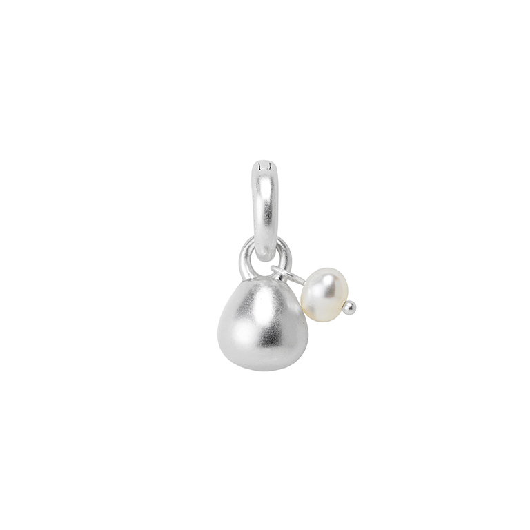 sence copenhagen Essentials Ball charm pearl - matt silver plated sence copenhagen Essentials Ball charm pearl - matt silver plated