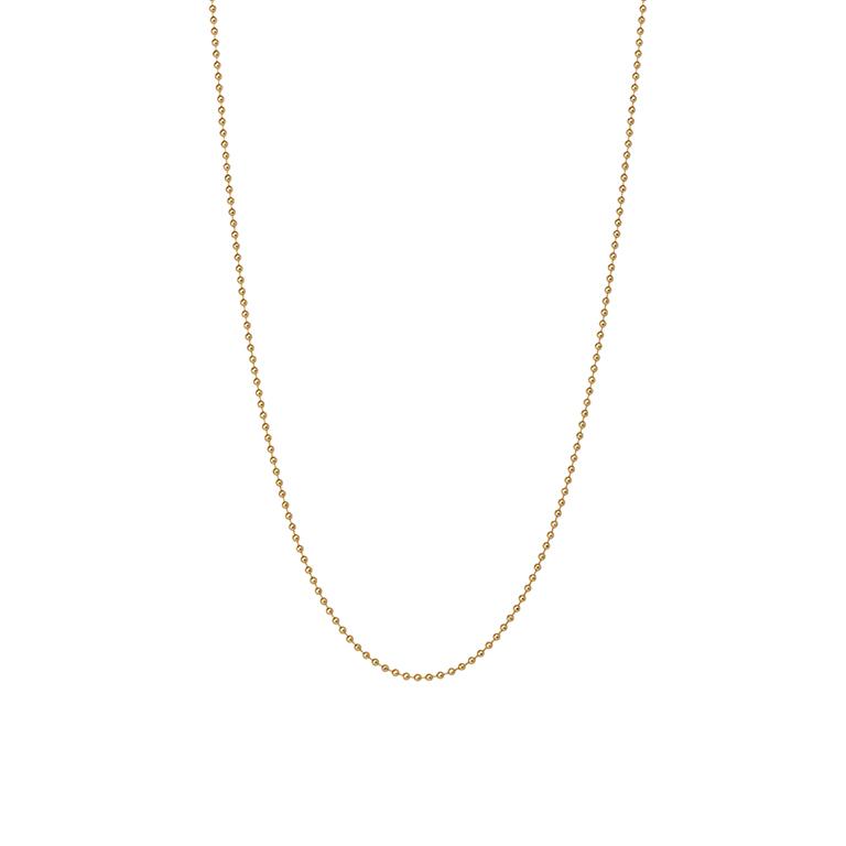 sence copenhagen Essentials Beads necklace matt gold plated - 90 CM