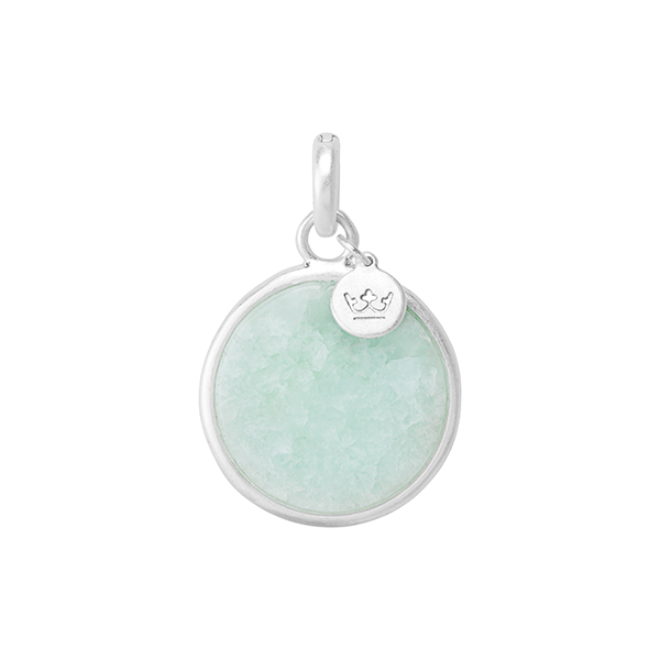 sence copenhagen Essentials charm Disc Aquamarine matt silver plated sence copenhagen Essentials charm Disc Aquamarine matt silver plated