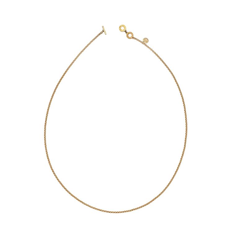 sence copenhagen Essentials Classic Necklace - Matt gold plated - 90 CM