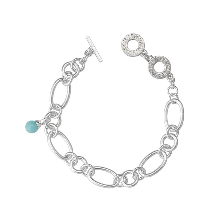 sence copenhagen Essentials Experiment bracelet Amazonite matt silver plated sence copenhagen Essentials Experiment bracelet Amazonite matt silver plated