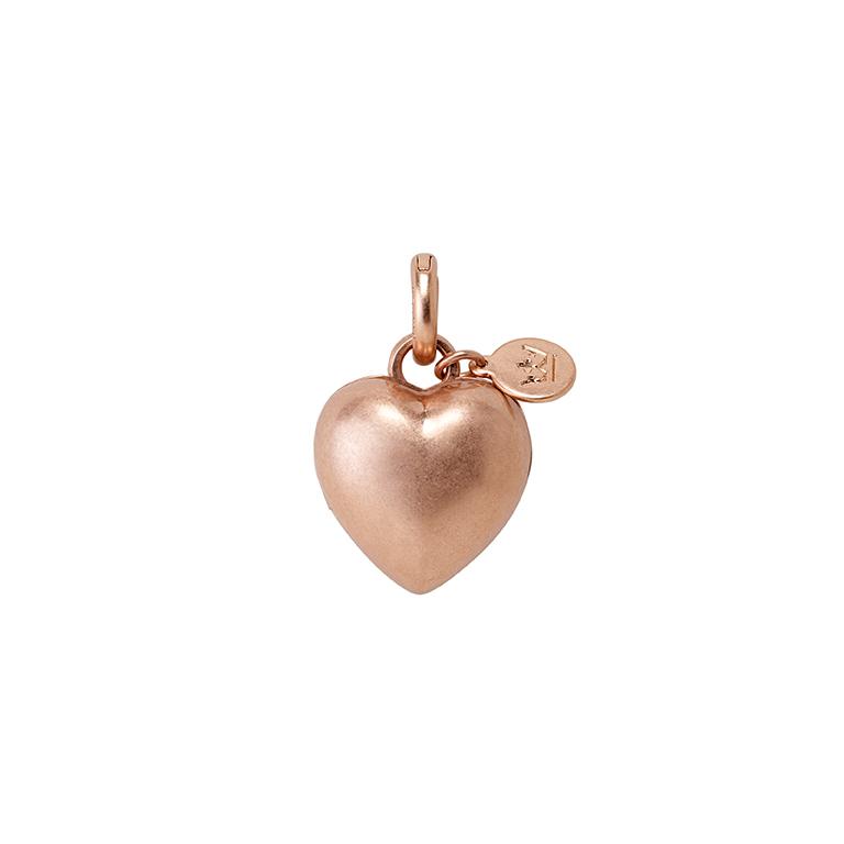 sence copenhagen Essentials Love charm - matt rose gold plated open & close