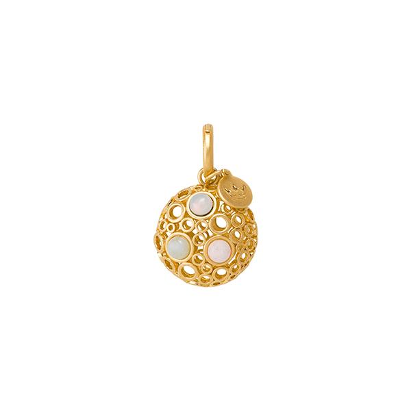 sence copenhagen Essentials multi-stone Charms - matt gold plated