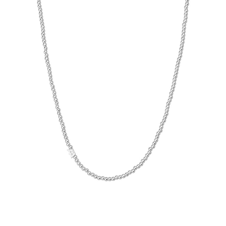 sence copenhagen Essentials new Boho necklace matt silver plated - 46 CM sence copenhagen Essentials new Boho necklace matt silver plated - 46 CM
