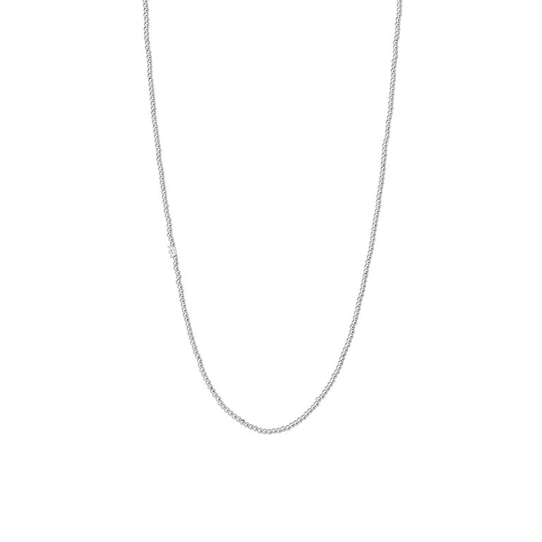 sence copenhagen Essentials new Boho necklace matt silver plated - 90 CM sence copenhagen Essentials new Boho necklace matt silver plated - 90 CM