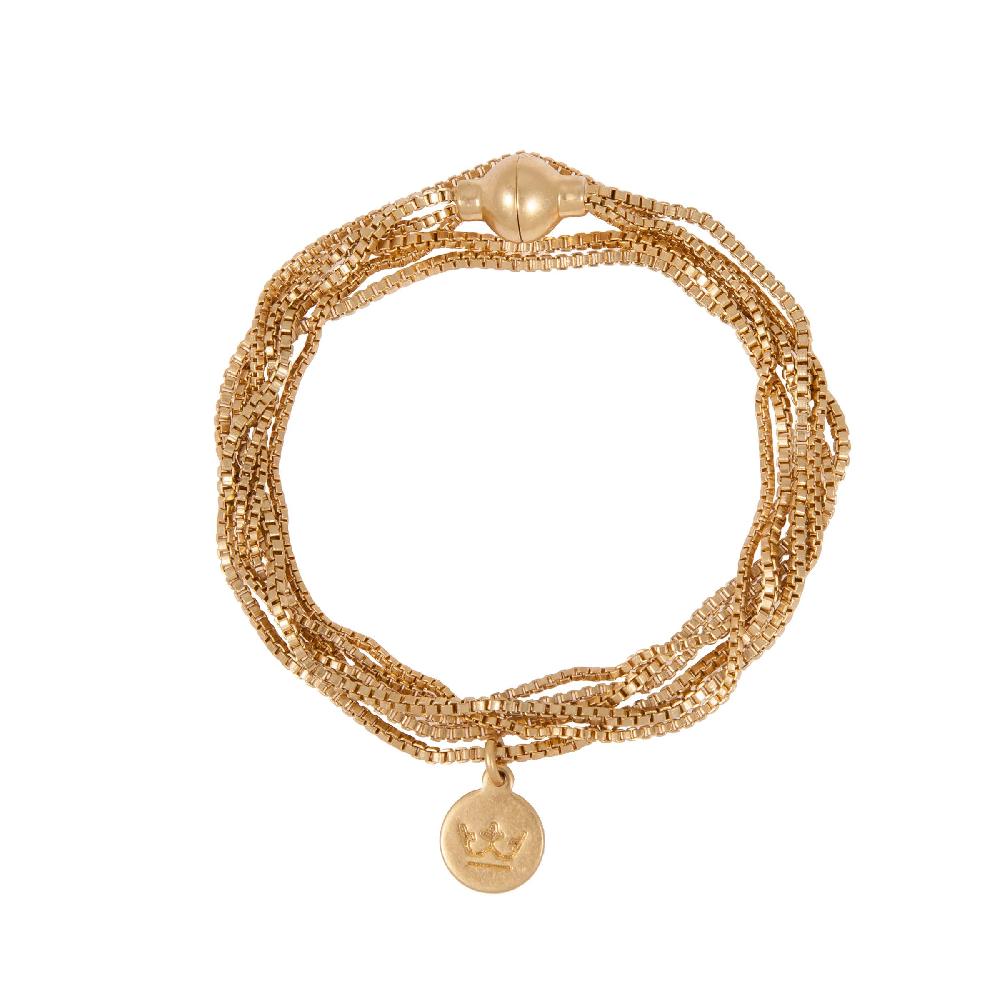sence copenhagen Essentials Seaside Bracelet & Necklace - Matt gold plated sence copenhagen Essentials Seaside Bracelet & Necklace - Matt gold plated